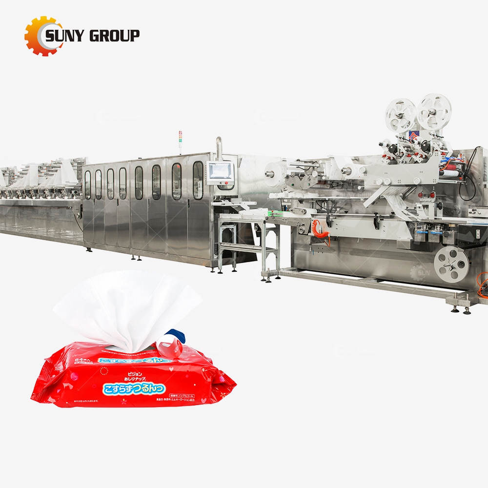 Automatic wet wipes manufacturing machine Wet Tissue Making Machine