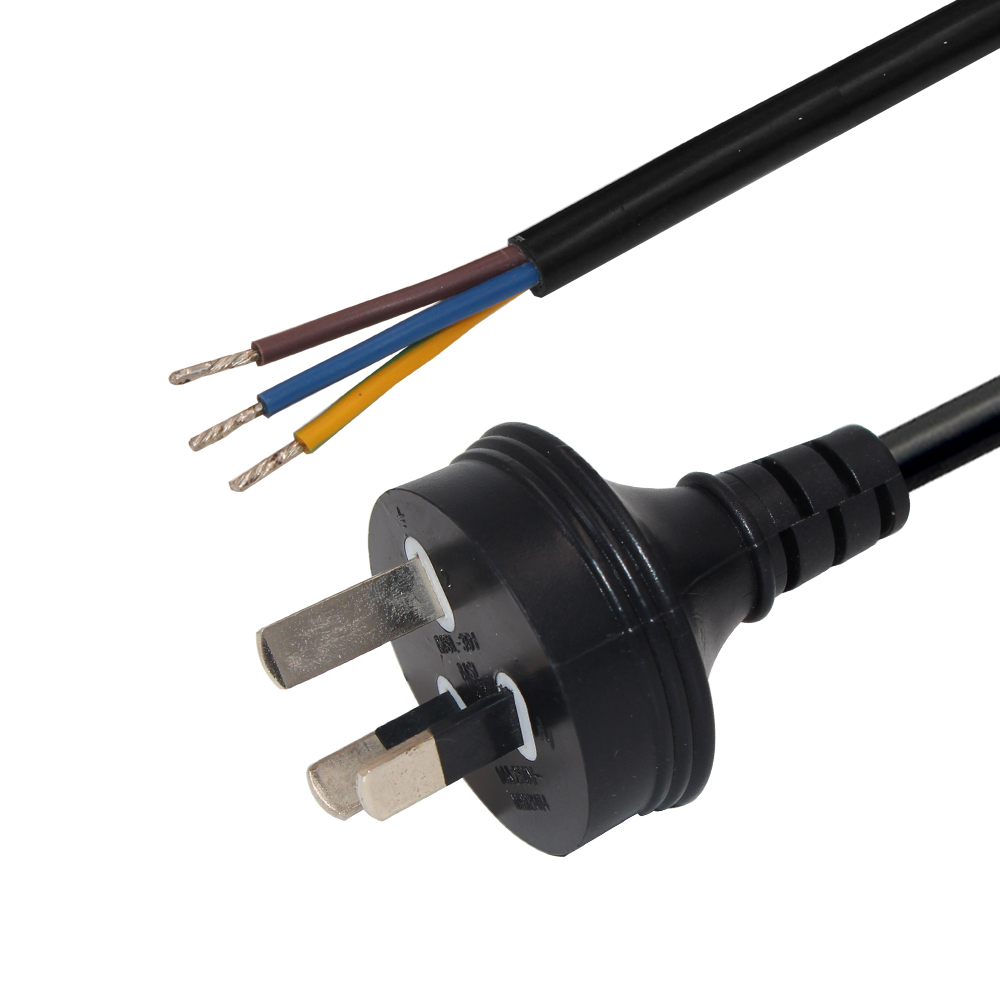 Australian Plug Strip Heavy Duty Australia electrical Wire open end saa 3x1.5mm2 cable Power Cord