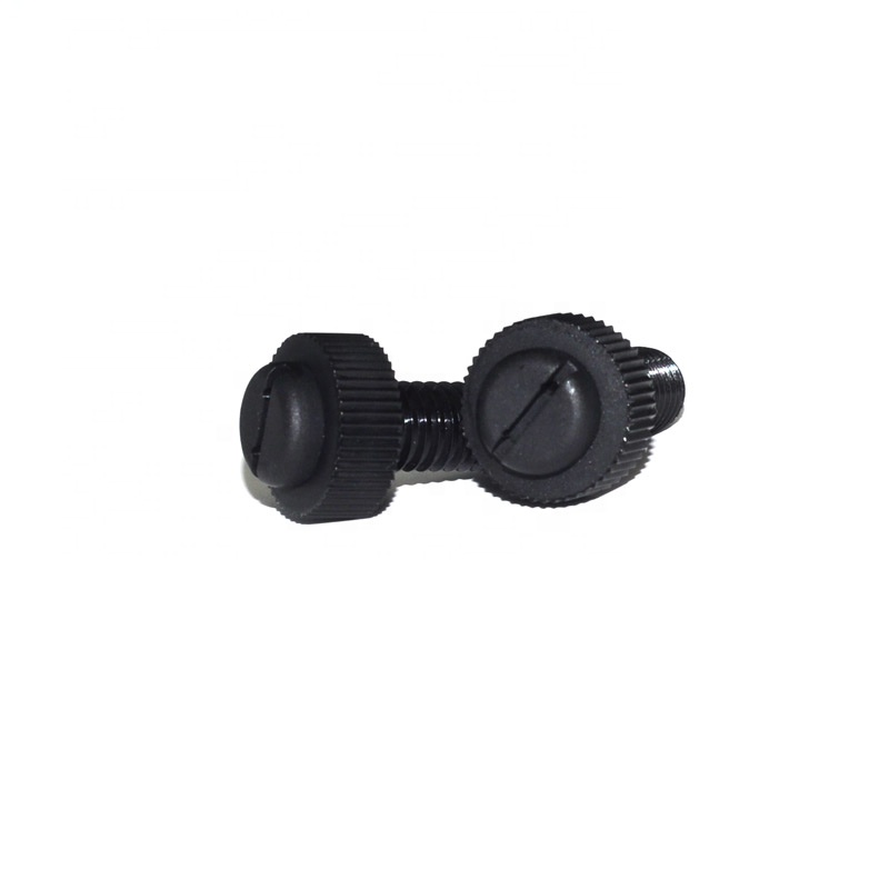 Metric plastic nylon slot head Knurled Thumb Screw M5, M6 M4 knurled screw