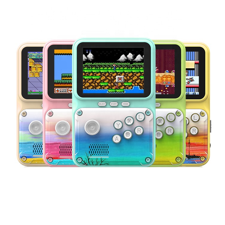 Mini Retro handheld Video Game Console AV Output Built-in 500 Classic games with joystick for double players