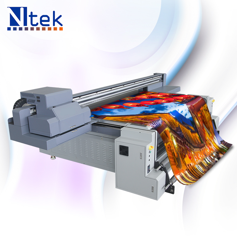Top Sale Plotter inkjet printer Ntek YC3321R Hybrid Large Format Flatbed Printer