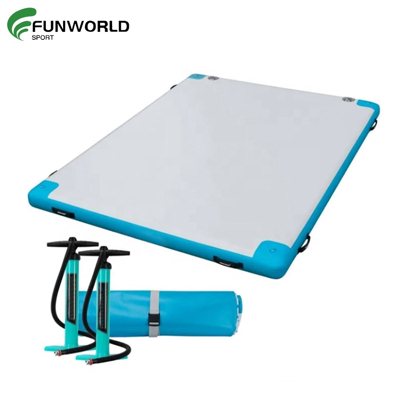 DWF Gonfiabile Stuoia of Water Galleggiante Dock di Nuotata Pesca Pontone Piattaforma Ponte Aereo di Goccia-Punto Elephant ante Dock