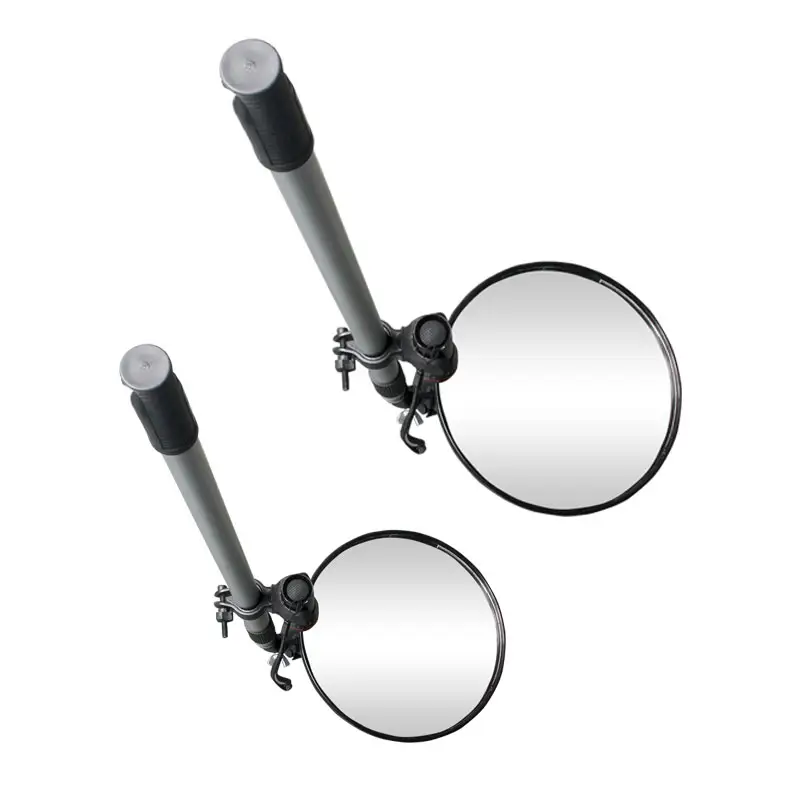 Round Portable telescoping inspection mirror, security convex mirror for vehicles inspection mirror