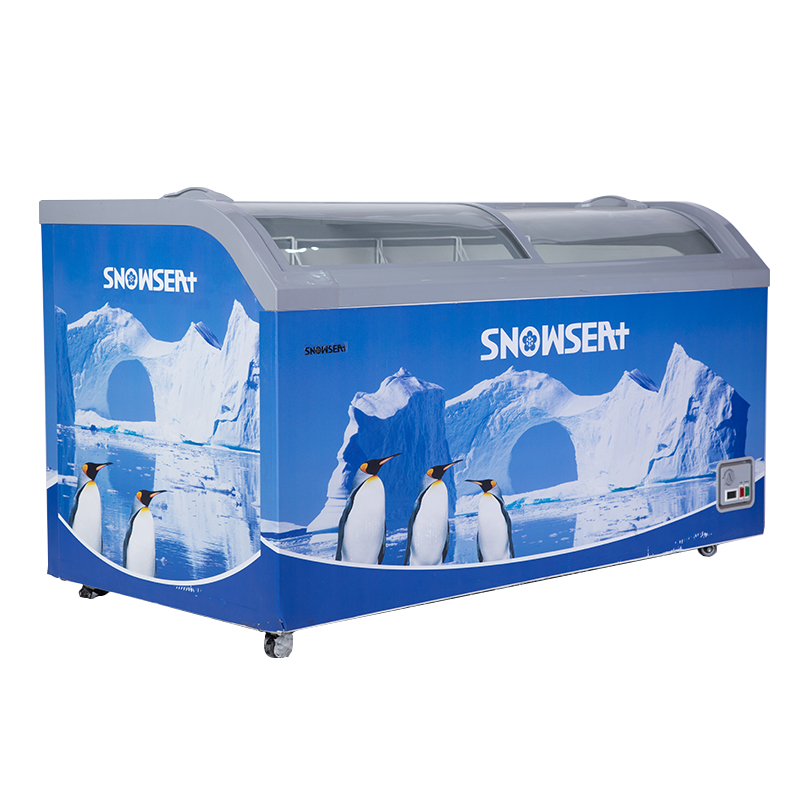SDSC-505Z snowsea 2021 новый дизайн коммерческий холодильник-витрина для мороженого витрина-холодильник морозильная камера