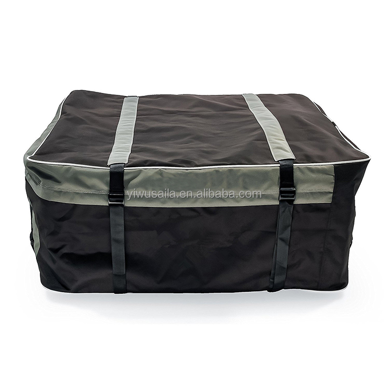Universal 600D Waterproof Car Roof Rack Top Carrier Storage Bag Travel Camping Luggage Tent Cargo Box OEM Customized Logo