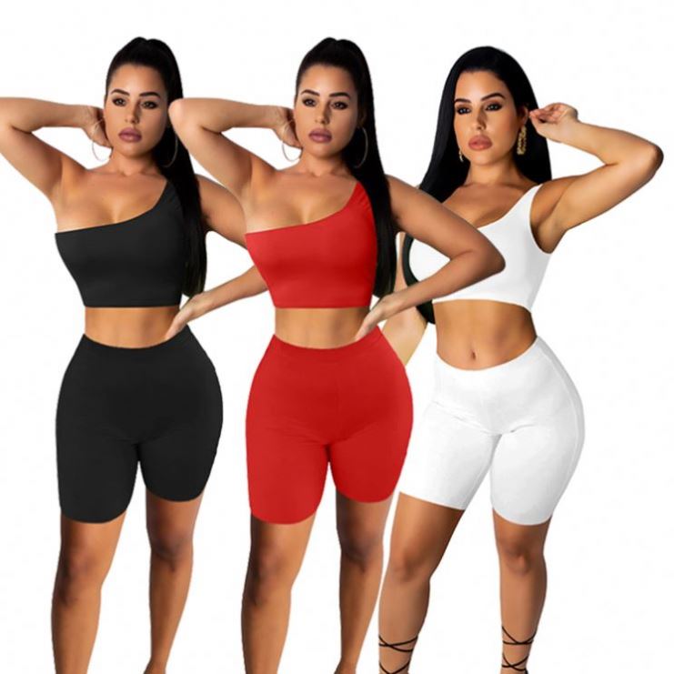 Хорошая цена осина укороченный Топ Новая Ropa de модный привлекательный раздельный купальник для женщин модная одежда комплект одежды из 2 предметов для женщин S комплект из двух предметов