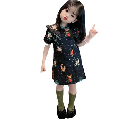 Qipao Traditional Clothing Costume Dress Qipao Girls Traditional Qipao Cheongsam Classical Old Fashion Chinese Women Ethnic OEM