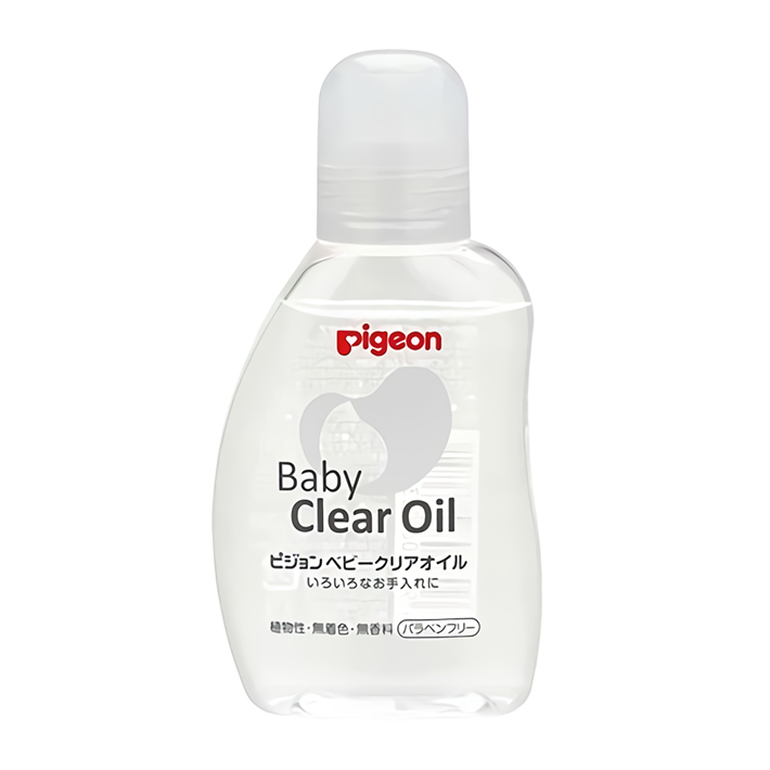 Pigeon Baby Clear Oil uncolored natural plant based baby oil soft