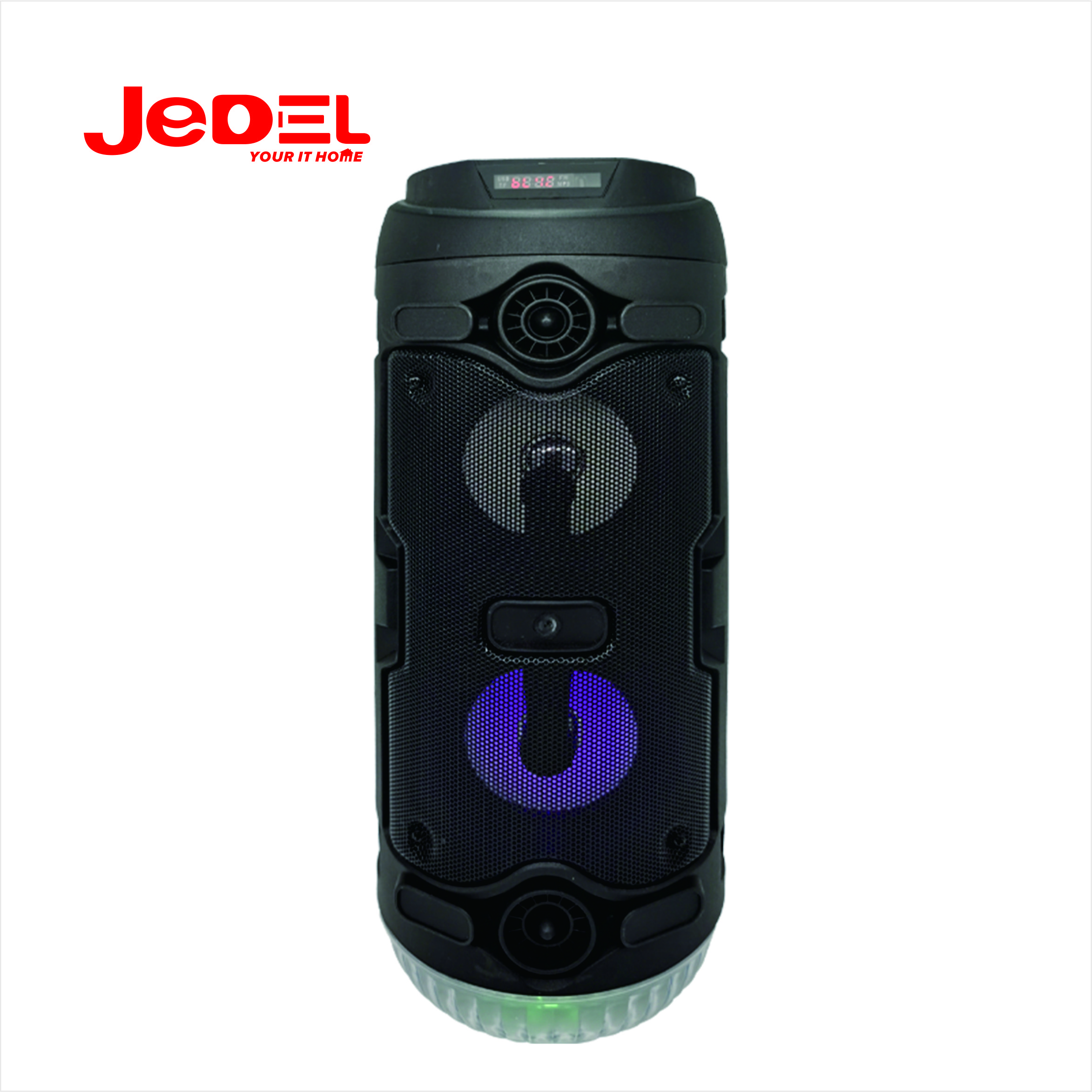 JEDEL SD368 waterproof wireless speaker small body large volume support TF FM USB microphone control speaker portable singing