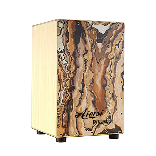 Оптовая цена, профессиональный деревянный барабан cajon ручной работы, ударный музыкальный инструмент на продажу