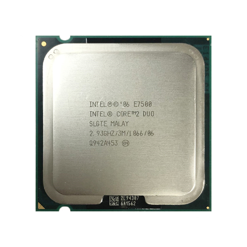 Высококачественный оригинальный дешевый двухъядерный процессор intel Core E7500 LGA775