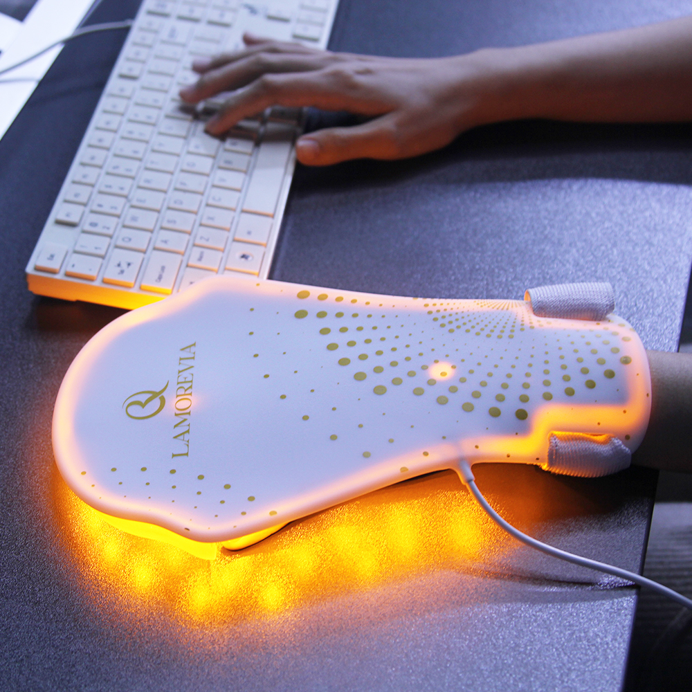 LAMOREVIA Rechargeable & Bendable Silicone Led Photon Care Mask Repair acne print whitening and rejuvenation artifact