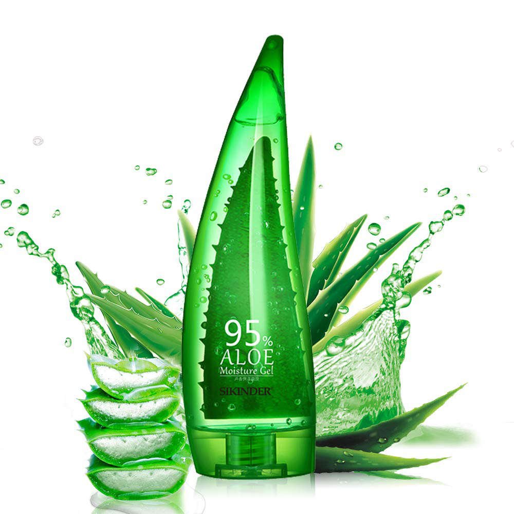 OEM ODM Aloe Gel Pure Nature Aloe Smoothing Gel For Face After Sun Repair Facial Skin Care Moisturizer For Face