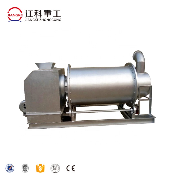 electric small salt rotary drum dryer machine 5tph for sand, woodchip