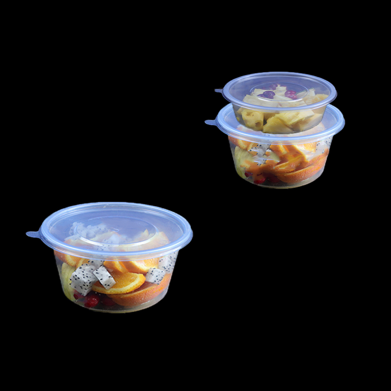 Одноразовая Пластиковая Салатница, миска для упаковки свежих продуктов для овощей и фруктов