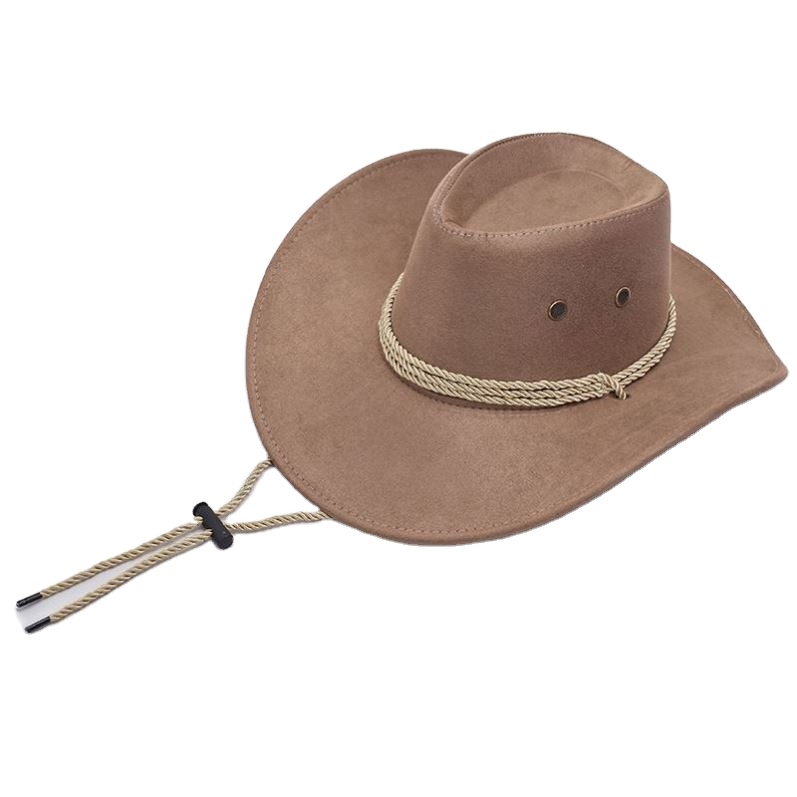 Cowboy Hats wholesale, child and adult size cheap Faux Fur Felt promotional cowboys Hat