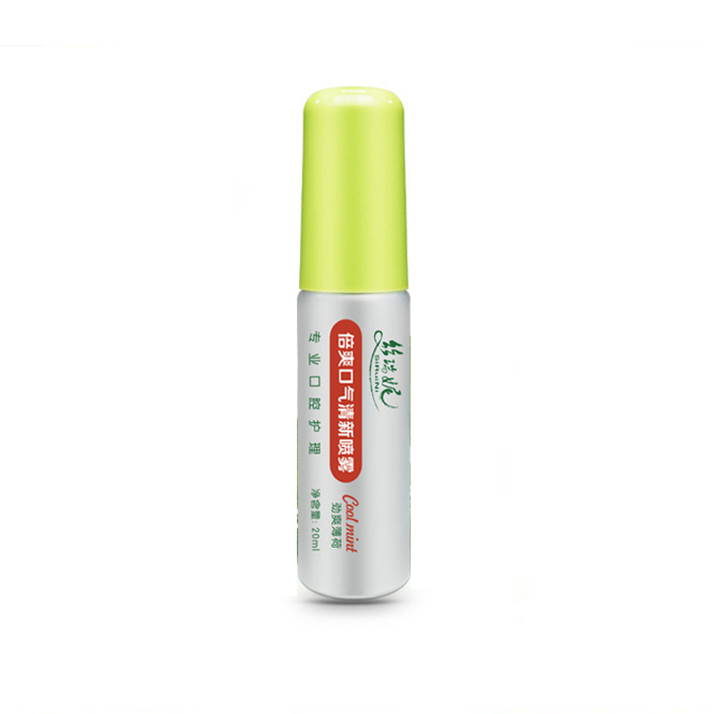Portable packaging fresh breath mist mint fresh breath mouth spray