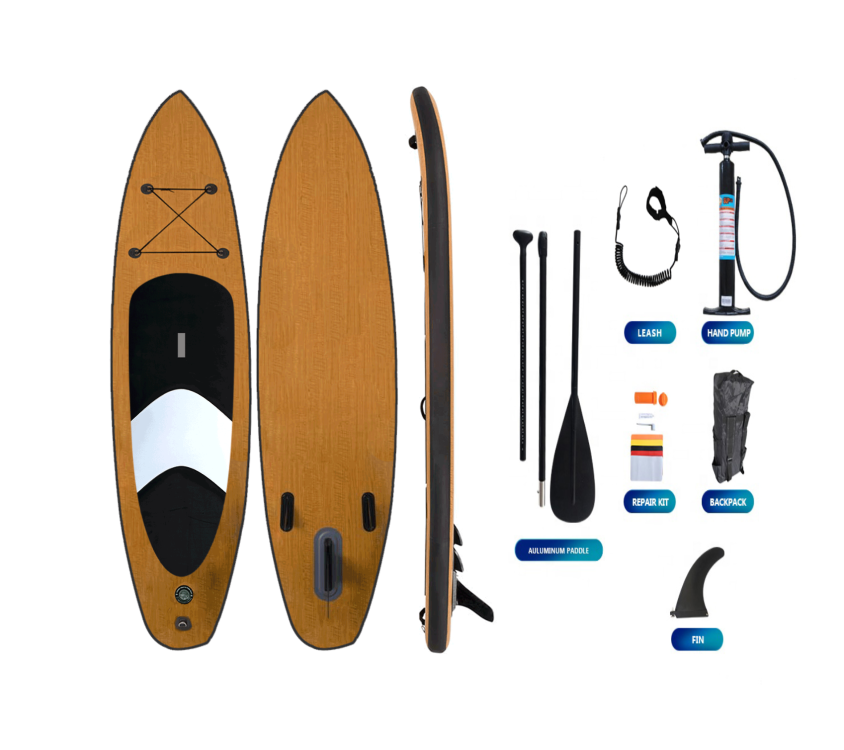 Доска sup Talos, деревянная надувная доска sup