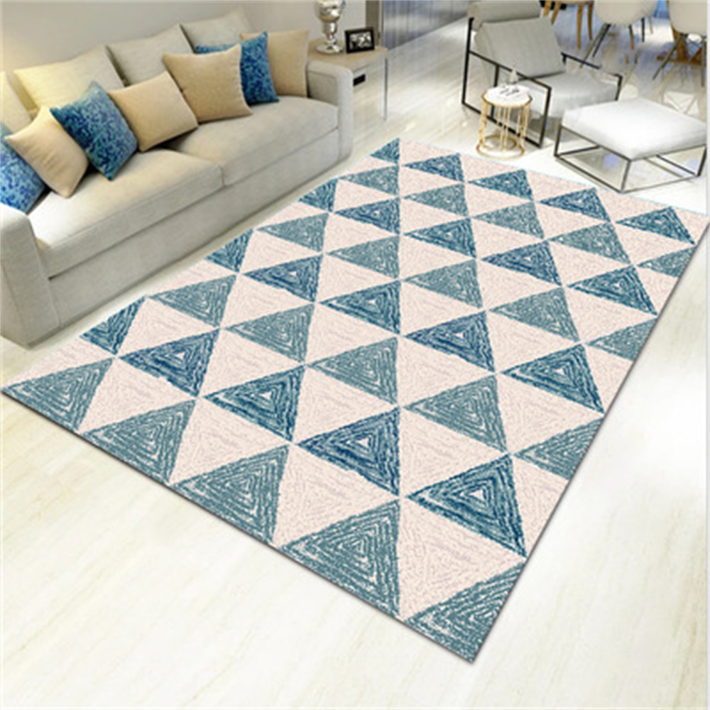 Household Bedroom Distressed Rugs Customized Logo Flooring Carpets Living Room Rug Modern Carpets