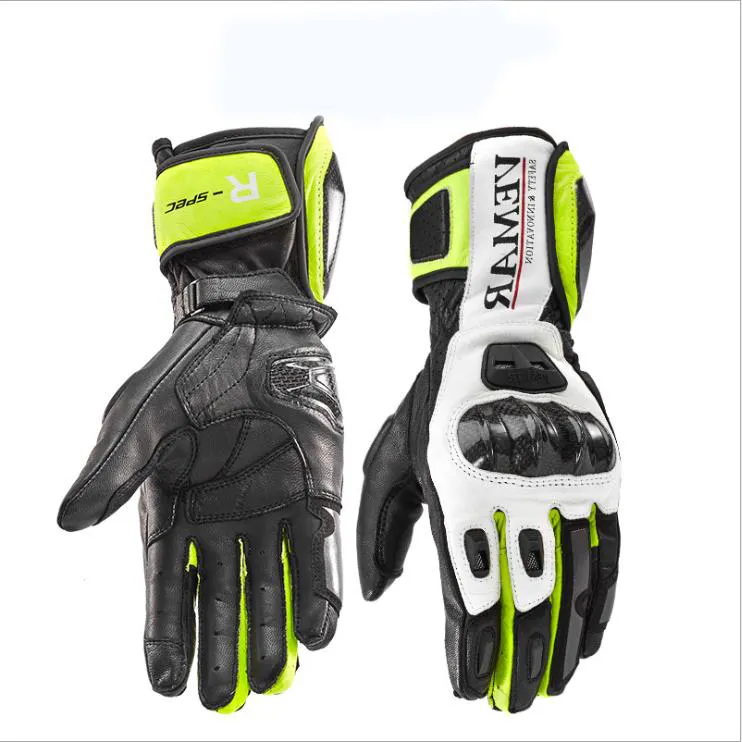 Motorcycle man biker size ski leather skiing hand racing glo ves