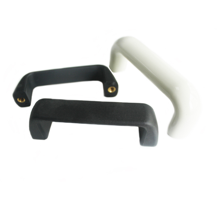 China Factory Custom Plastic Knob Flexible Black Abs Machine Filing Cabinet Plastic Handle