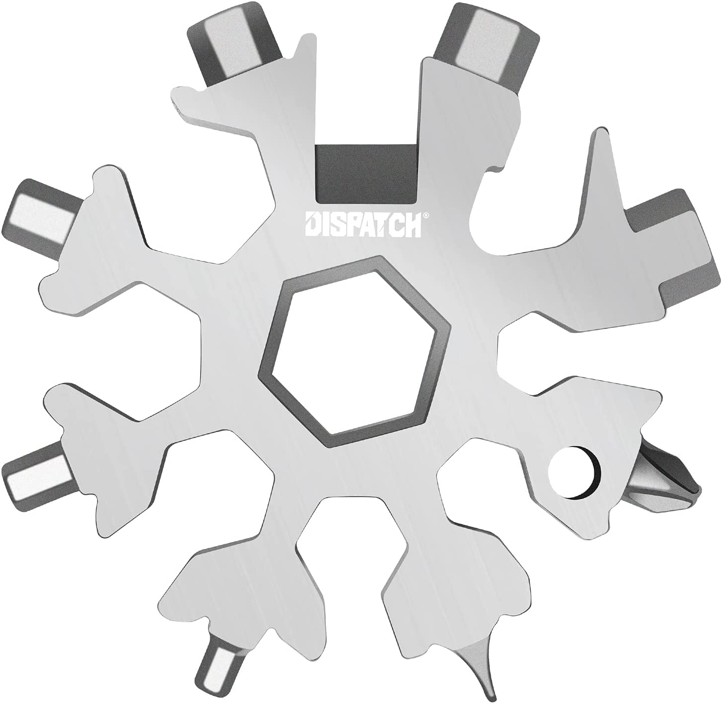 Outdoor Portable Survival Tool Gifts For Men 18-in-1 multitool Keychain Bottle Opener Screwdriver Kit Wrench snowflake multitool