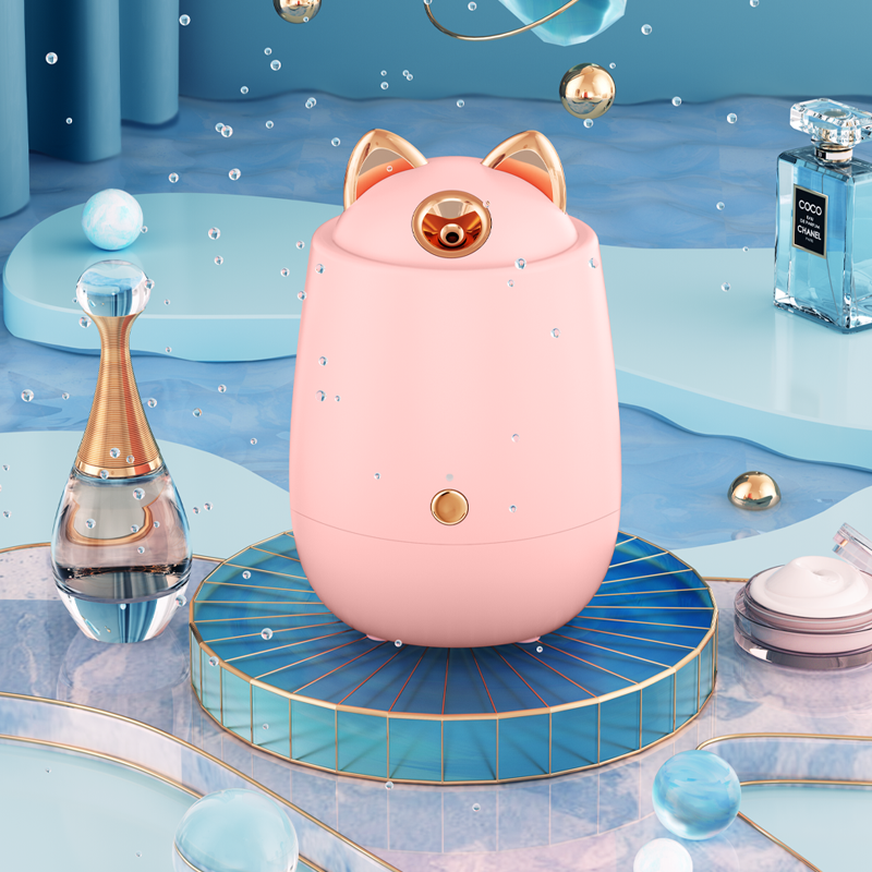 Hot Mist Deep Cleansing Beauty Salon Standing Personal Face Steamer Portable Gold Facial Vaporizer Steamer
