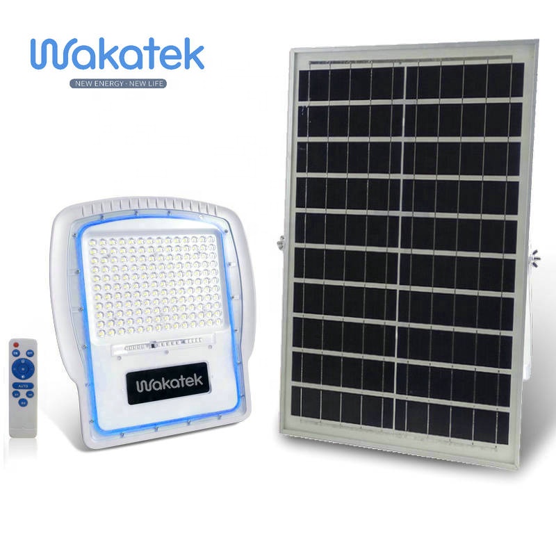 Наружный светодиодный уличный фонарь WAKATEK 300 Вт, светодиодный садовый светильник на солнечной батарее, наружное украшение для сада, гирлянда на солнечной батарее