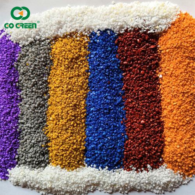 Anti skid driveway use high friction ceramic aggregates for non slip colored driveway