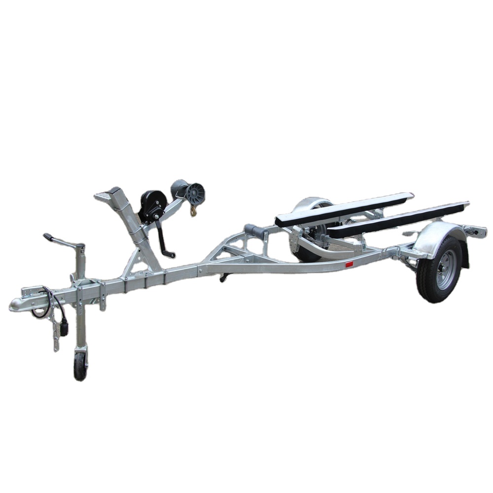 2021 Hot sales 4.6 meter small boat trailer skid boat trailer