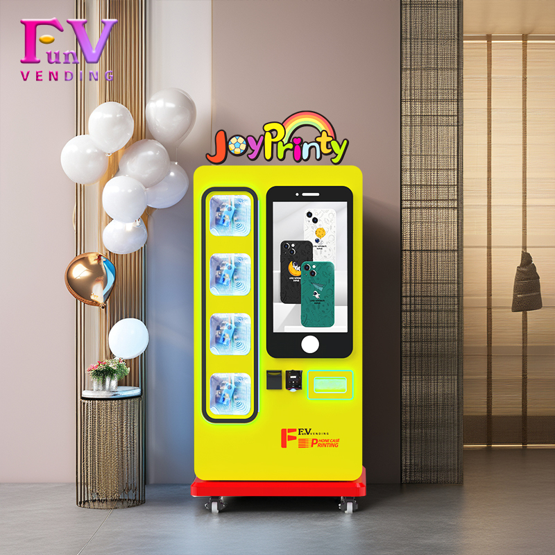 One-click automatic mobile phone case printing machine, automatic vending equipment with fast return on costs