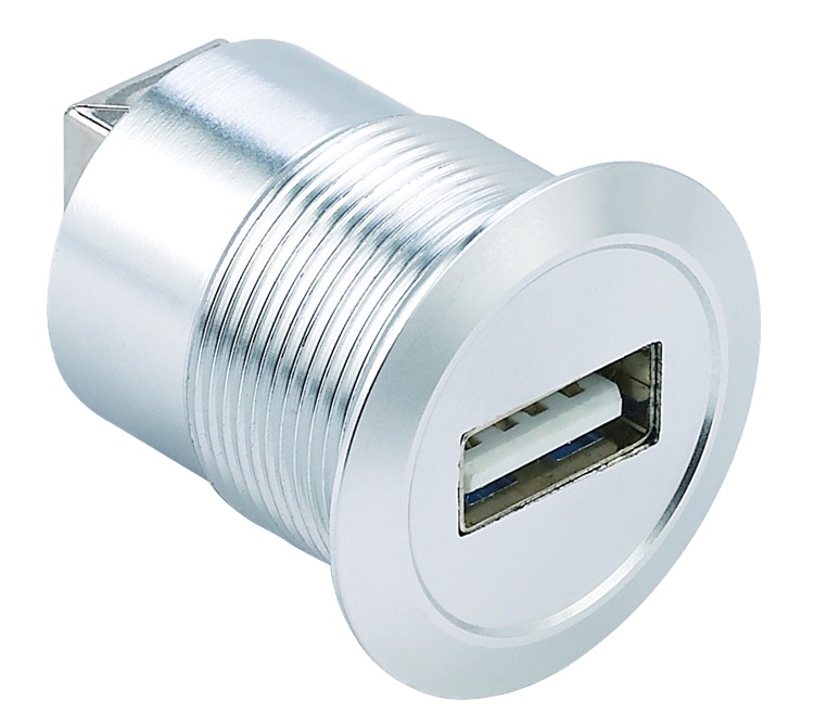 22 мм диаметр крепления металлический USB2.0 Женский от A до Female B