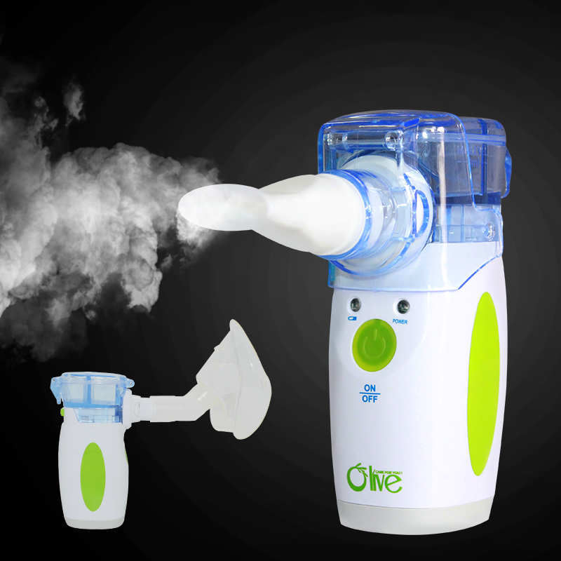 Olive Arrival compressor atomizer Nebulizer Achine portable nebulizer Medical inhalation Portable mesh nebulizer With adpat