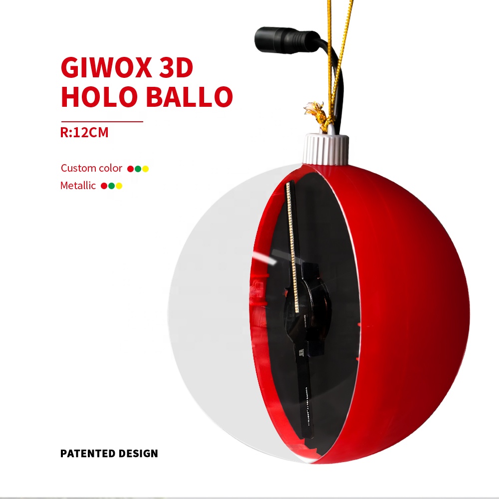 GIWOX HOLOBALLO 3D Голограмма дисплей Рождественский шар для рождественских подарков идеи и украшения поставки