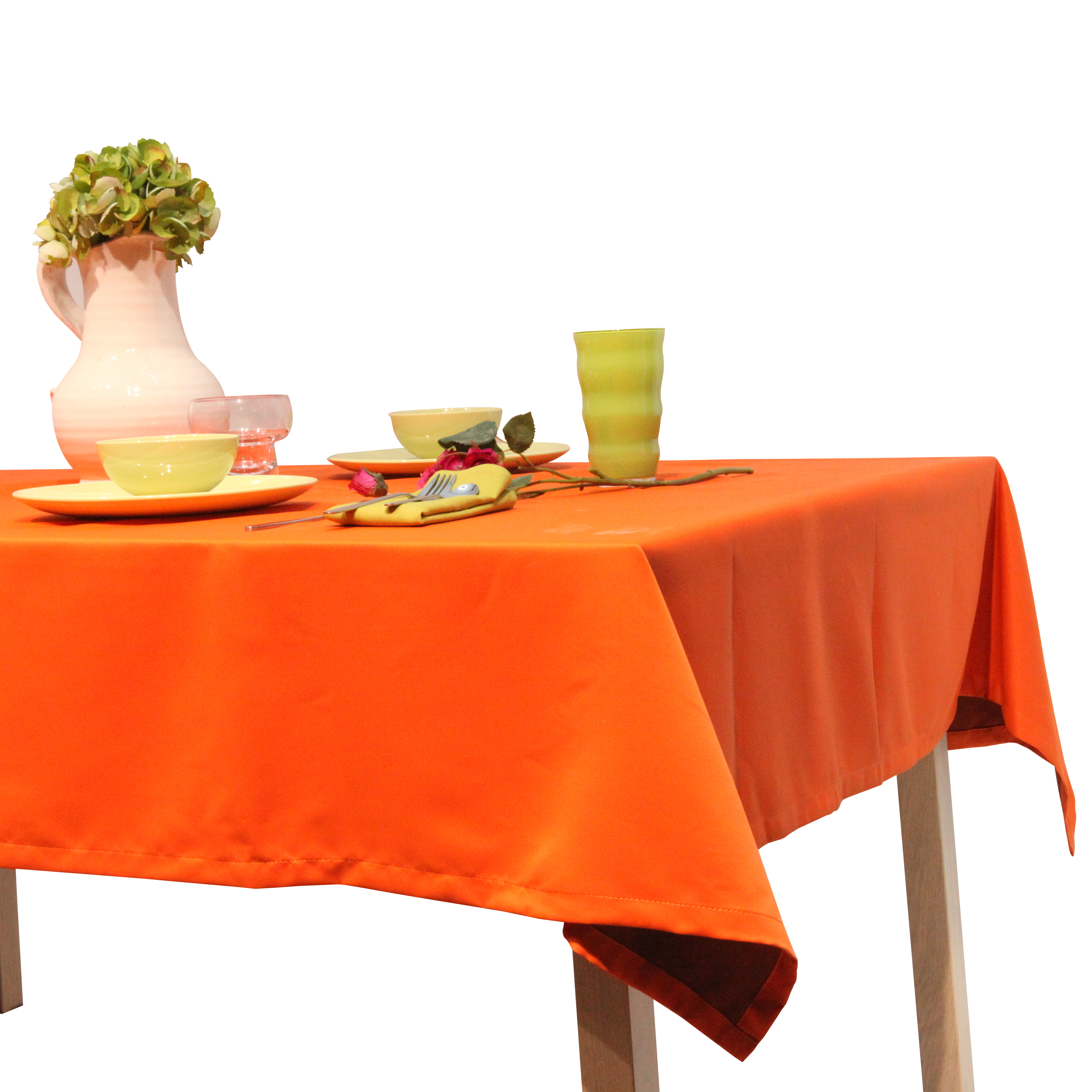 High quality 100% polyester kitchen dinning tabletop decoration table cloth