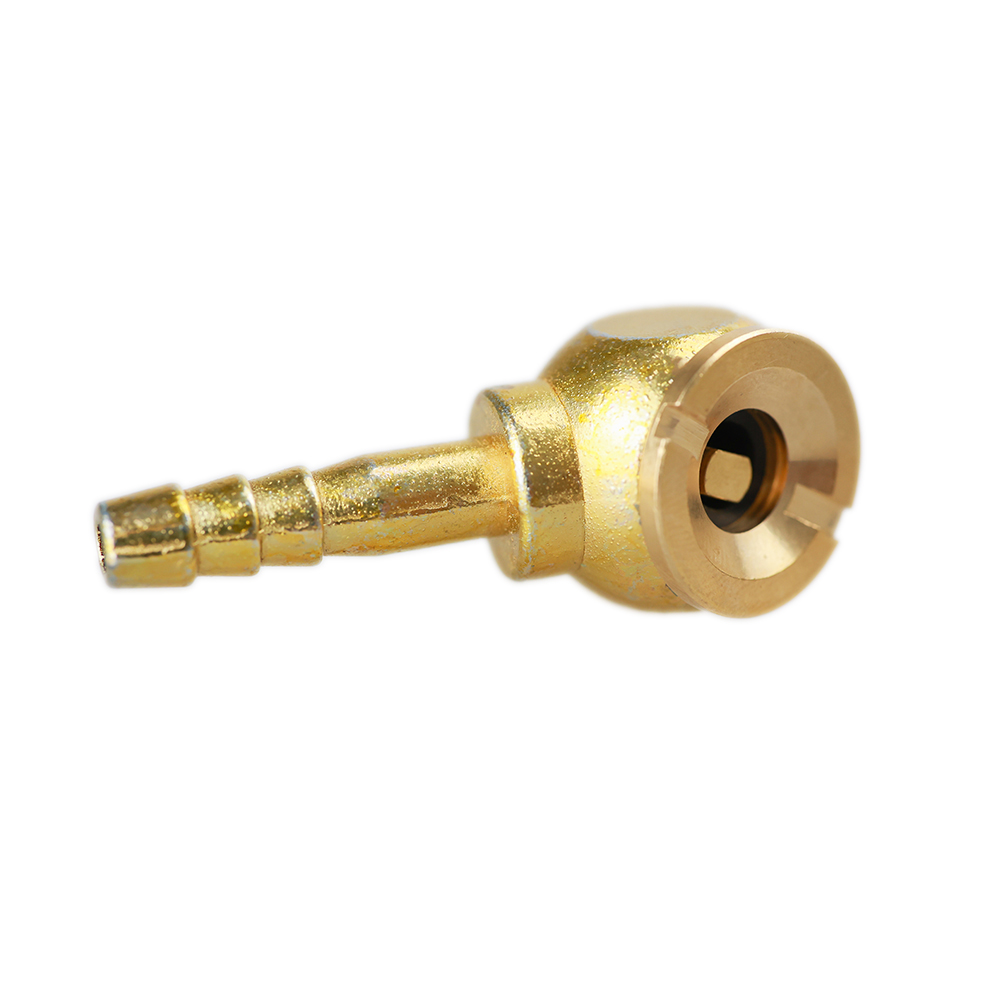 closed flow Air tire Chucks RV Tire air Chuck with clip on brass 6mm,8mm,10mm ball style hose barb tire air chuck