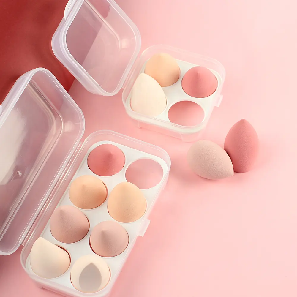 Factory Custom Color Foundation Cosmetic Blender Beauty Egg Powder Puff Makeup Sponge