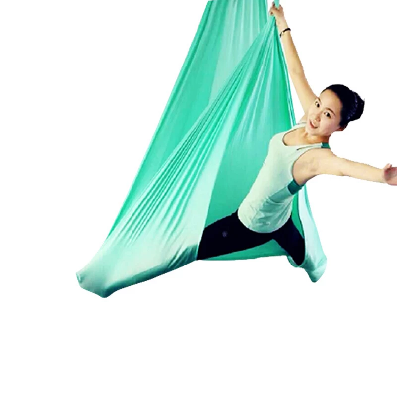 High Quality Parachute Flying Anti-gravity Blue Aerial Frame Yoga Hammock Swing Set