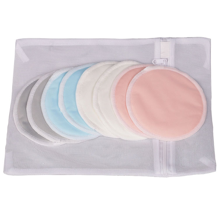 2019 Washable Absorbent Organic Bamboo Cotton Reusable Nursing Pads