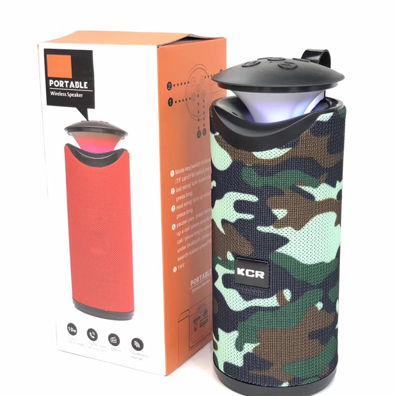 Лучший тканевый динамик мини HIFI BT Открытый водонепроницаемый беспроводной динамик GT112 GT112 + водонепроницаемый портативный беспроводной динамик