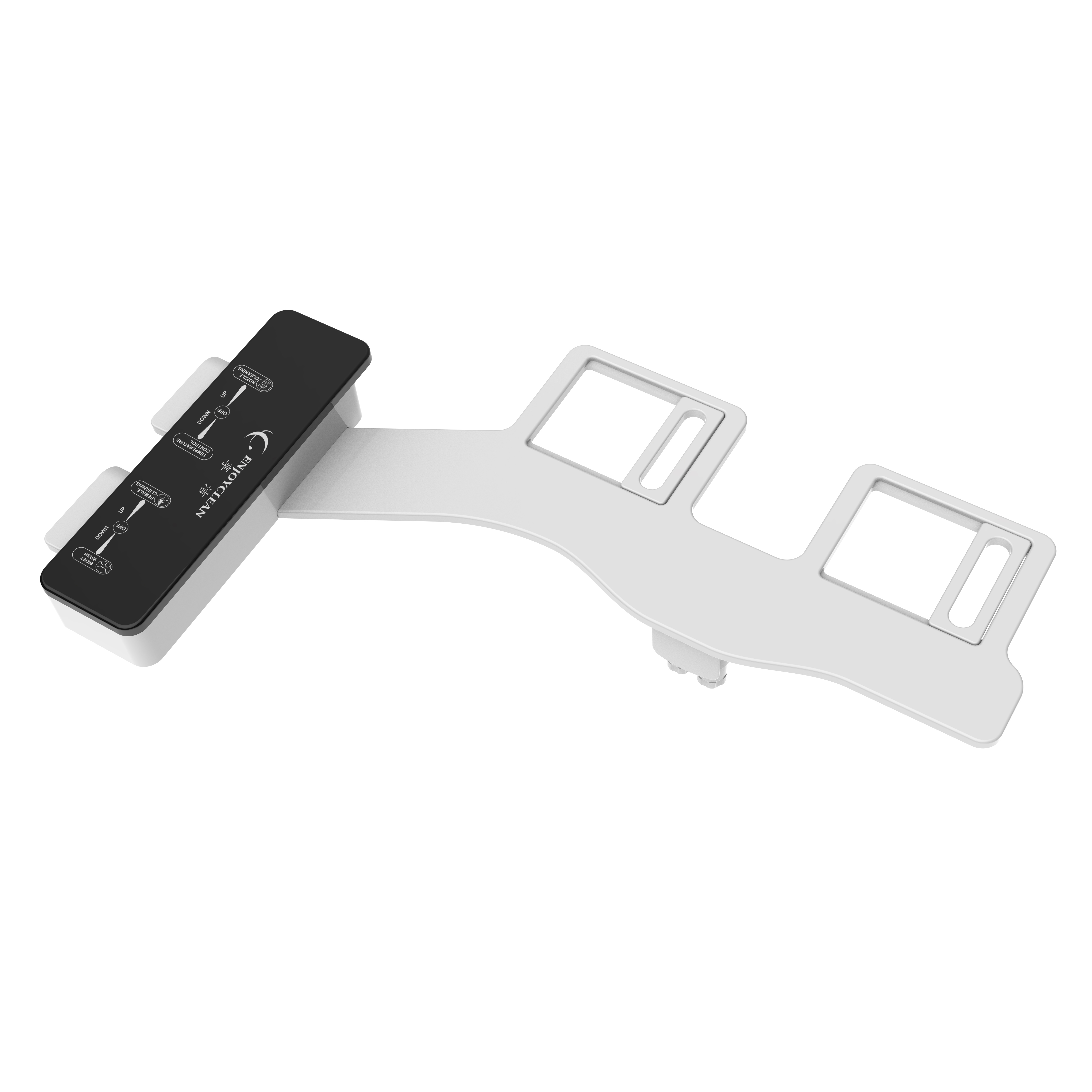 Ultra-slim cold water mechanical bidet spray toilet attachment