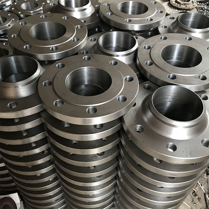 Supplier Industrial Pipe Adapter Collar Forged Forging 6 Hole Din Carbon Steel Plate Flange