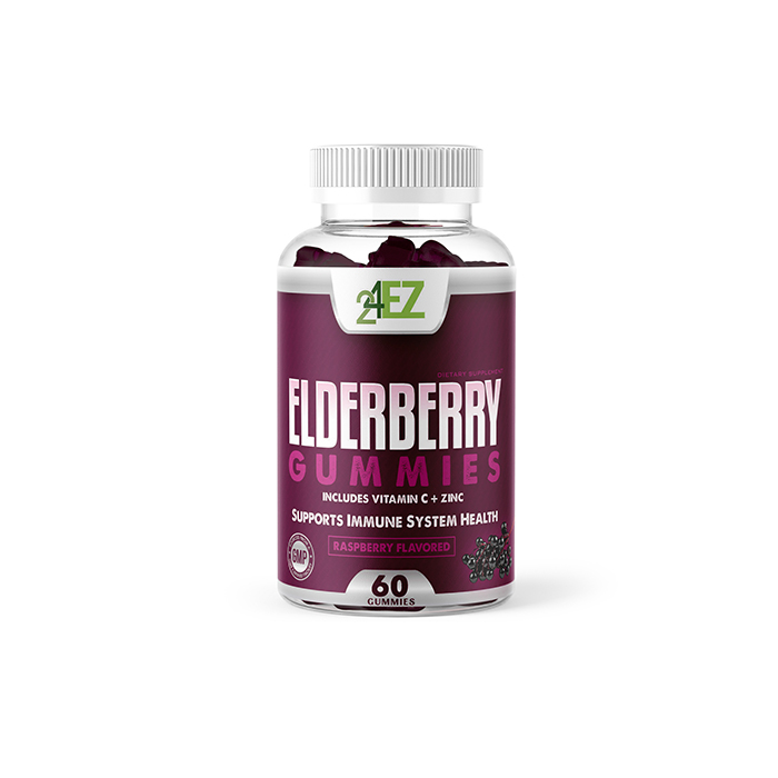 health immune supplements Strict Quality manufacturer good price for Elderberry Gummy supplements 60 Gummies
