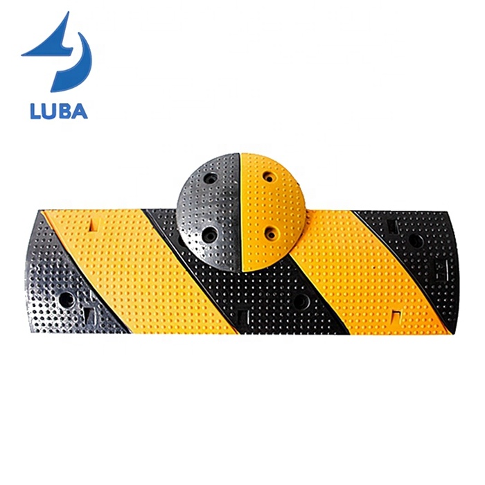 1000X300X50Mm Traffic Safety Speed Limited Hump Driveway Deceleration Zone Speed Bump