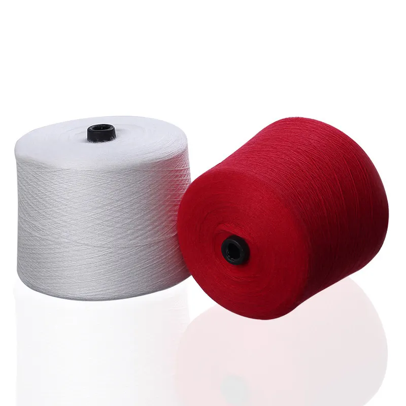 Color 50% viscose 22% nylon 28% polyester blend knit yarn popular sweater ring spinning yarn