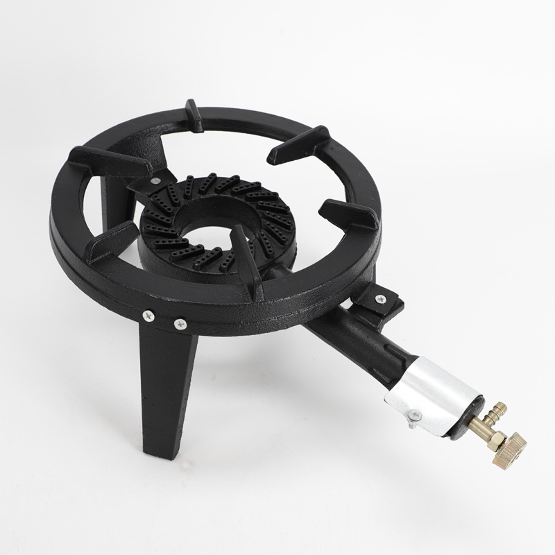 stoves simple energy saving circular iron gas stove cast iron gas cooker black color factory wholesale