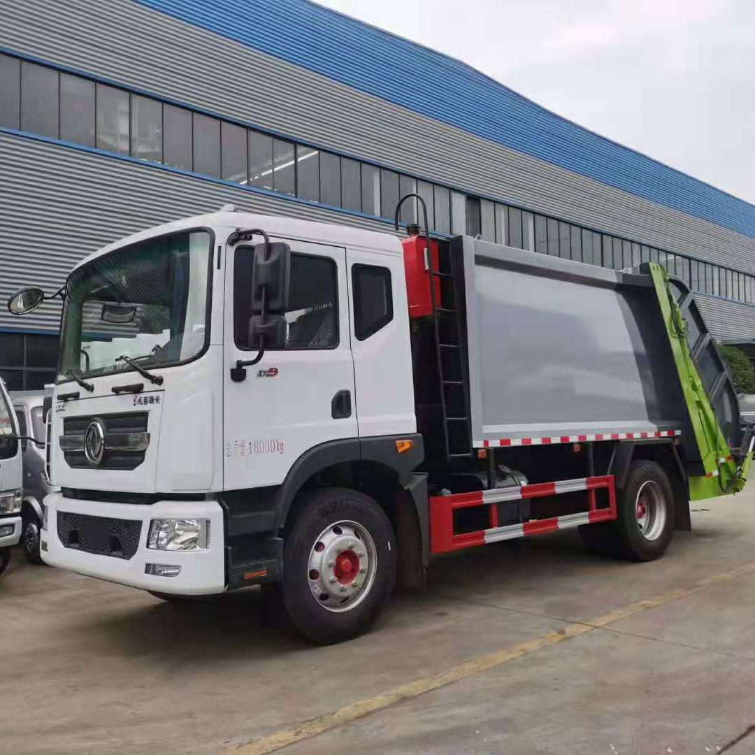 Dongfeng 4*2 10 кубических метров уплотнительный мусоровоз для продажи, мусоровоз