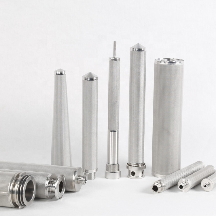 Environmental protection Stainless Steel Water Filter Cartridge /Sintered mesh candle filter elements