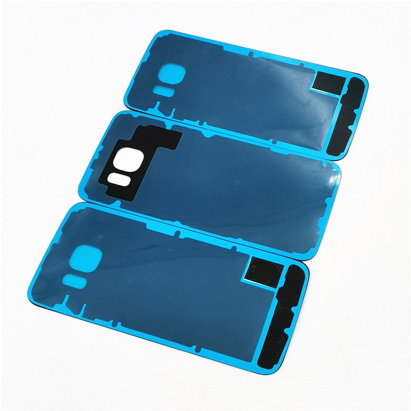 Задняя крышка батарейного отсека телефона для Samsung S6 plus, сменная Крышка батарейного отсека для Galaxy S6 edge, Задняя стеклянная крышка