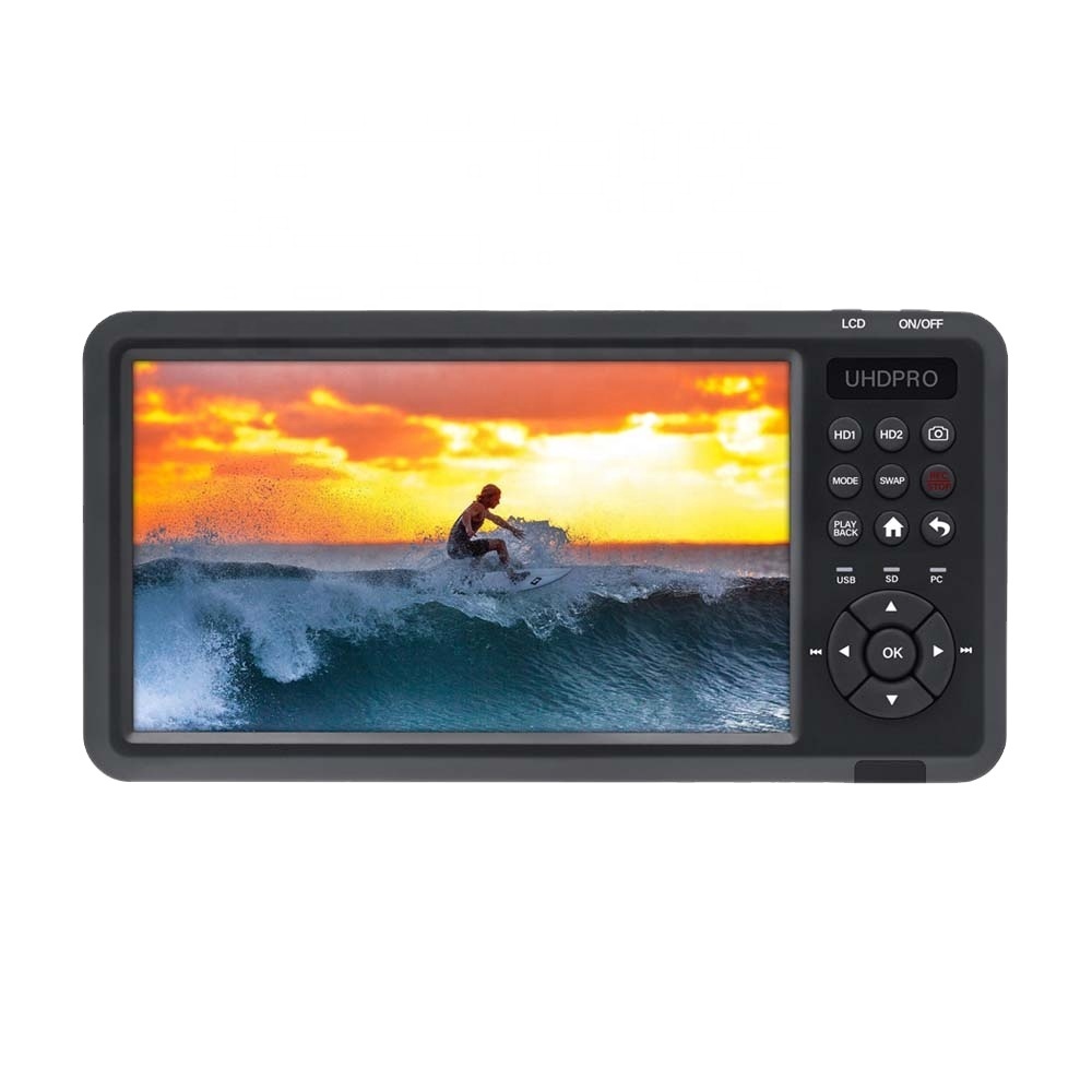 Автономный эндоскоп UNISHEEN UR500, переключаемый PIP, Портативная Камера PMP, 4K60, 2-канальный, HDMI, записывающее устройство